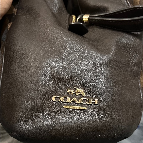 Coach Madison Phoebe Chocolate Brown Signature Shoulder Bag EUC retail $395 - Picture 13 of 13
